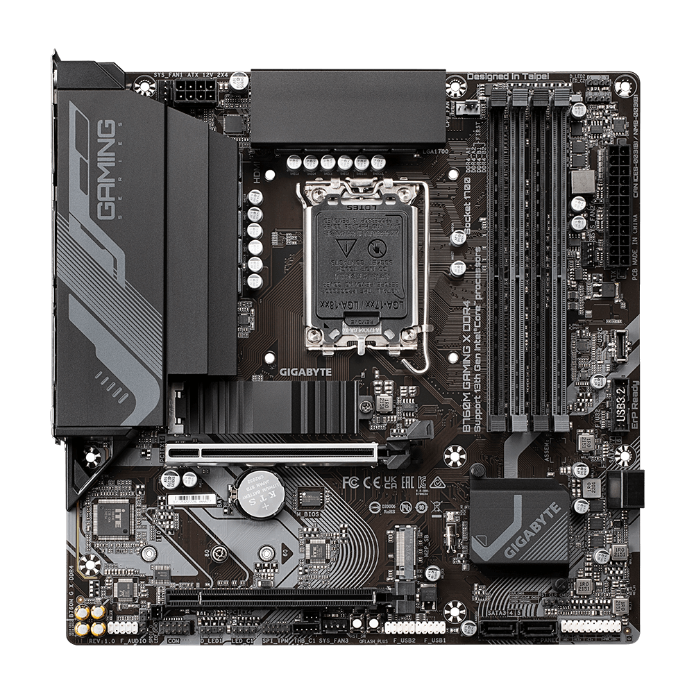 Gigabyte B760M GAMING X AX Memory Configuration