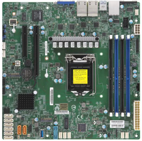 SuperMicro X11SCH-LN4F motherboard RAM