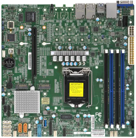SuperMicro X11SCM-F motherboard RAM