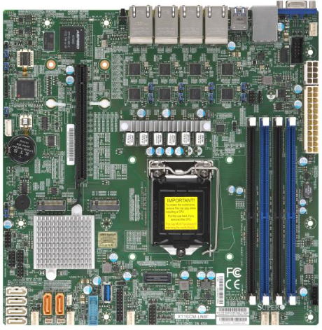 SuperMicro X11SCM-LN8F motherboard RAM
