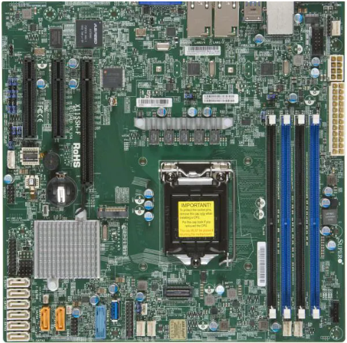 SuperMicro X11SSH-F motherboard RAM