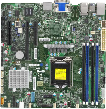 SuperMicro X11SSZ-F motherboard RAM