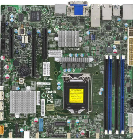 SuperMicro X11SSZ-TLN4F motherboard RAM
