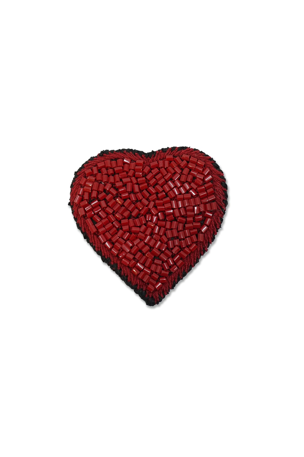 Red Heart Shape Brooch