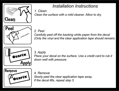 Decal Application Instruction 