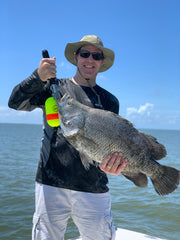 Keeper tripletail caught in Apalachicola FL with Williamson Outfitters