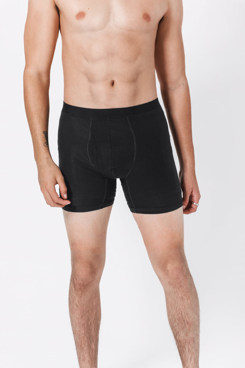 Milk Boxer Brief | Odor-free Underwear in Jet Black | Mi Terro – Mi Terro