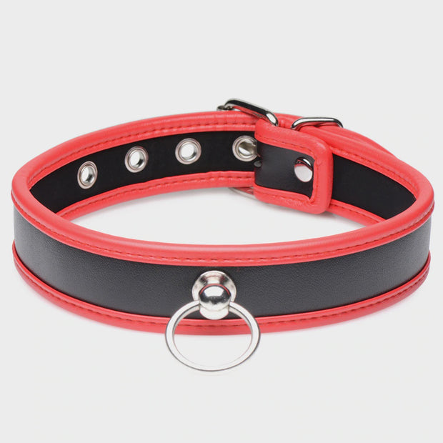 Master Series Scarlet Pet Collar with O-Ring