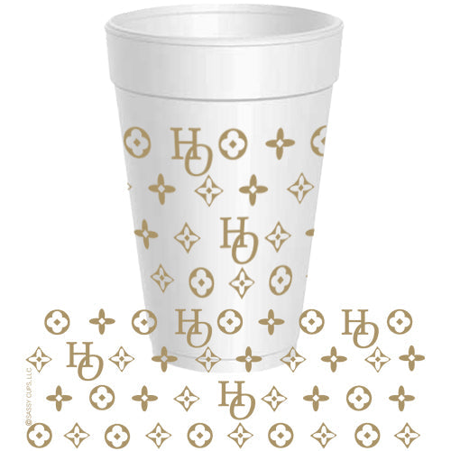 Two Letter Stripe Monogram Styrofoam Cups – Shop Golden Grove