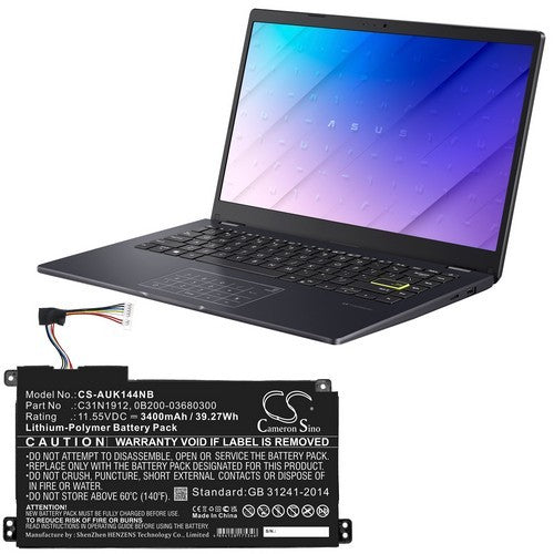 Asus VivoBook 14 E410MA Replacement Battery