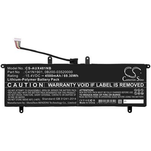 Asus ZenBook Duo UX481FL-HJ122T Battery - Laptop Batteries