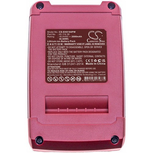 CS 4000mAh Battery For Einhell 45.114.36 P-X-C Plus Power X-Change