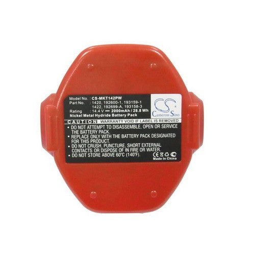 14.4V 2000mAh Makita Replacement Power Tool Battery