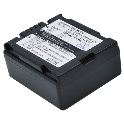 Panasonic VDR-M70K Replacement Battery