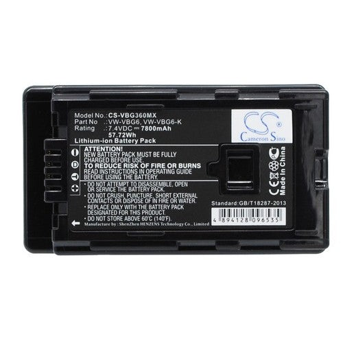 Panasonic HDC-TM650 Replacement Battery