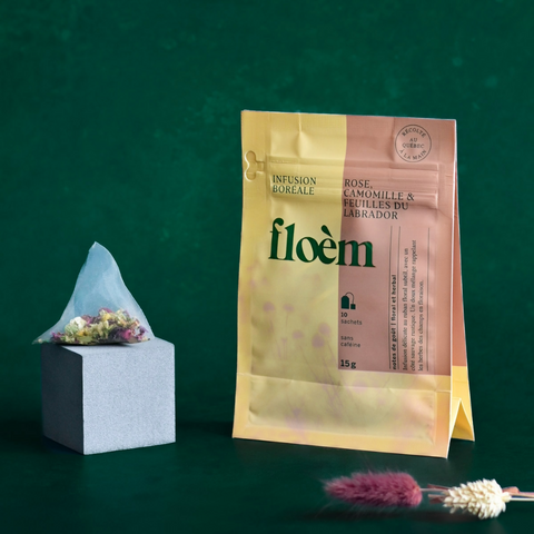 floèm infusion boreale rose et camomille