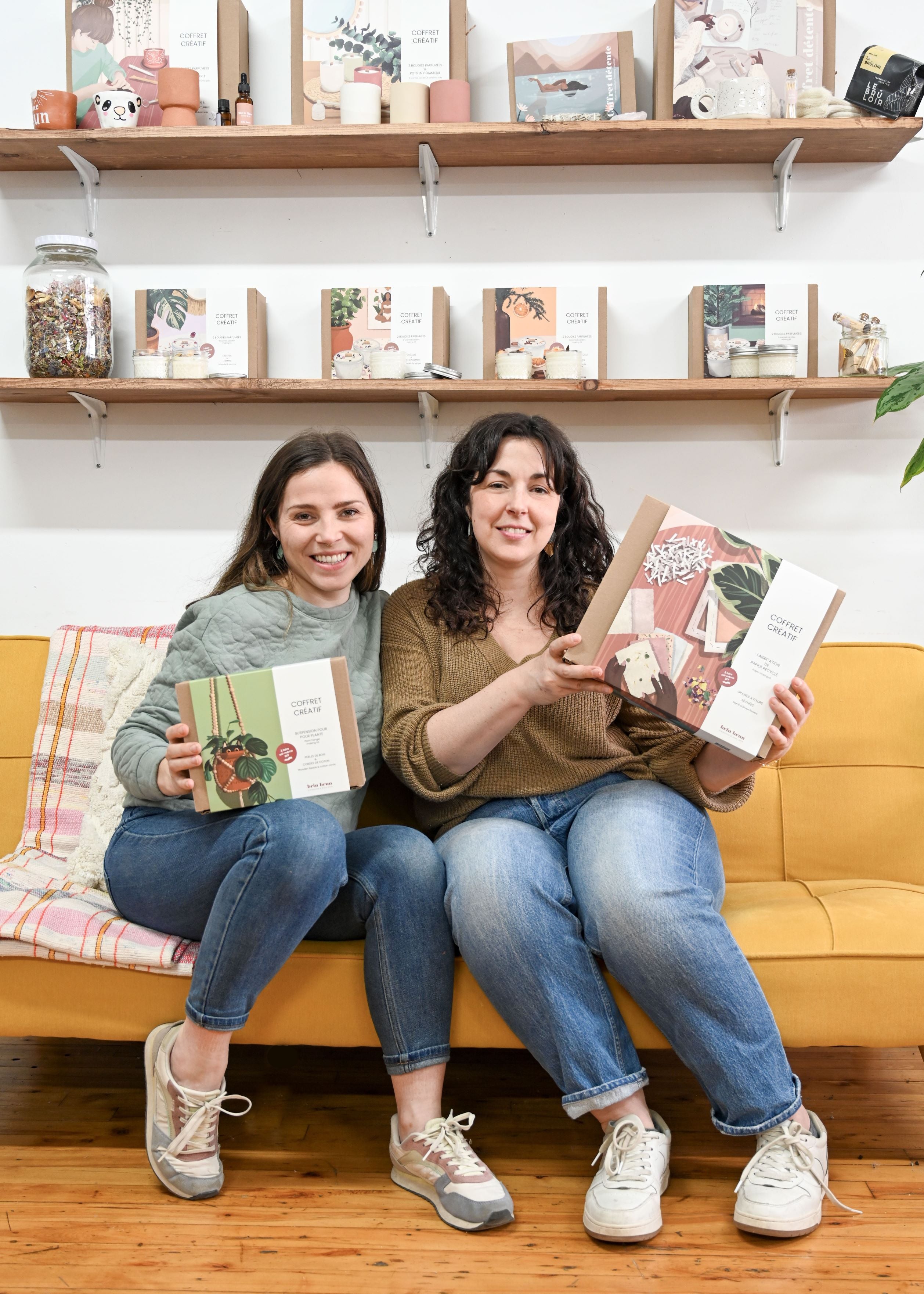 Julie Maron et Julie Rachel Baril, fondatrices de Brin Brun