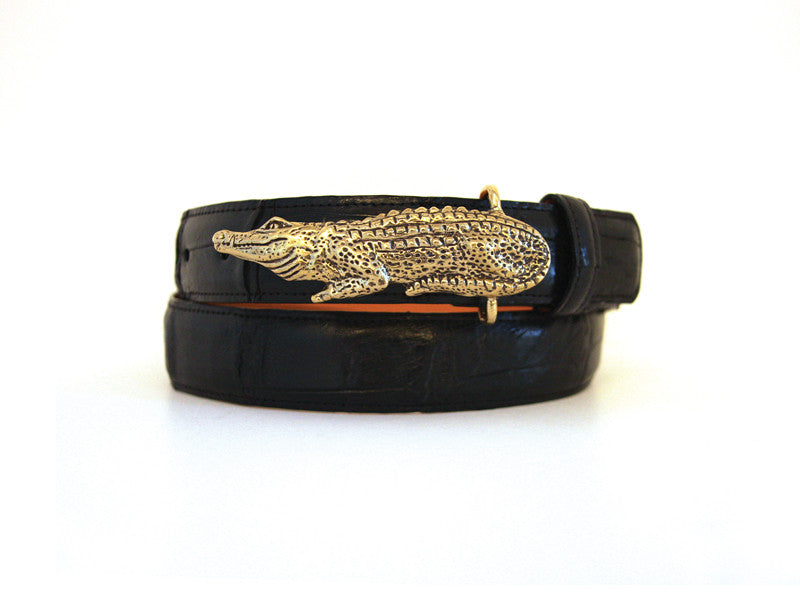 alligator belt buckle