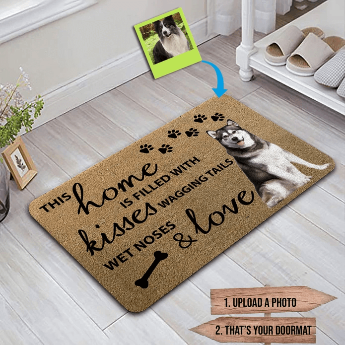 This Home Is Filles With Custom Doormat Dog Doormat Personalized Doormat
