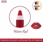 Ultra Matte Lip Crayon Warm Red Lipstick