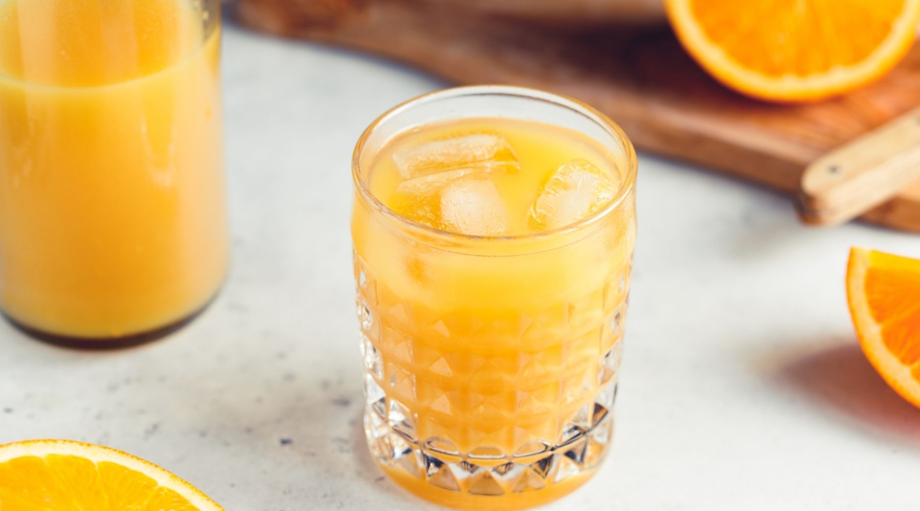 Orange juice helps maintain a healthy balance in your diet