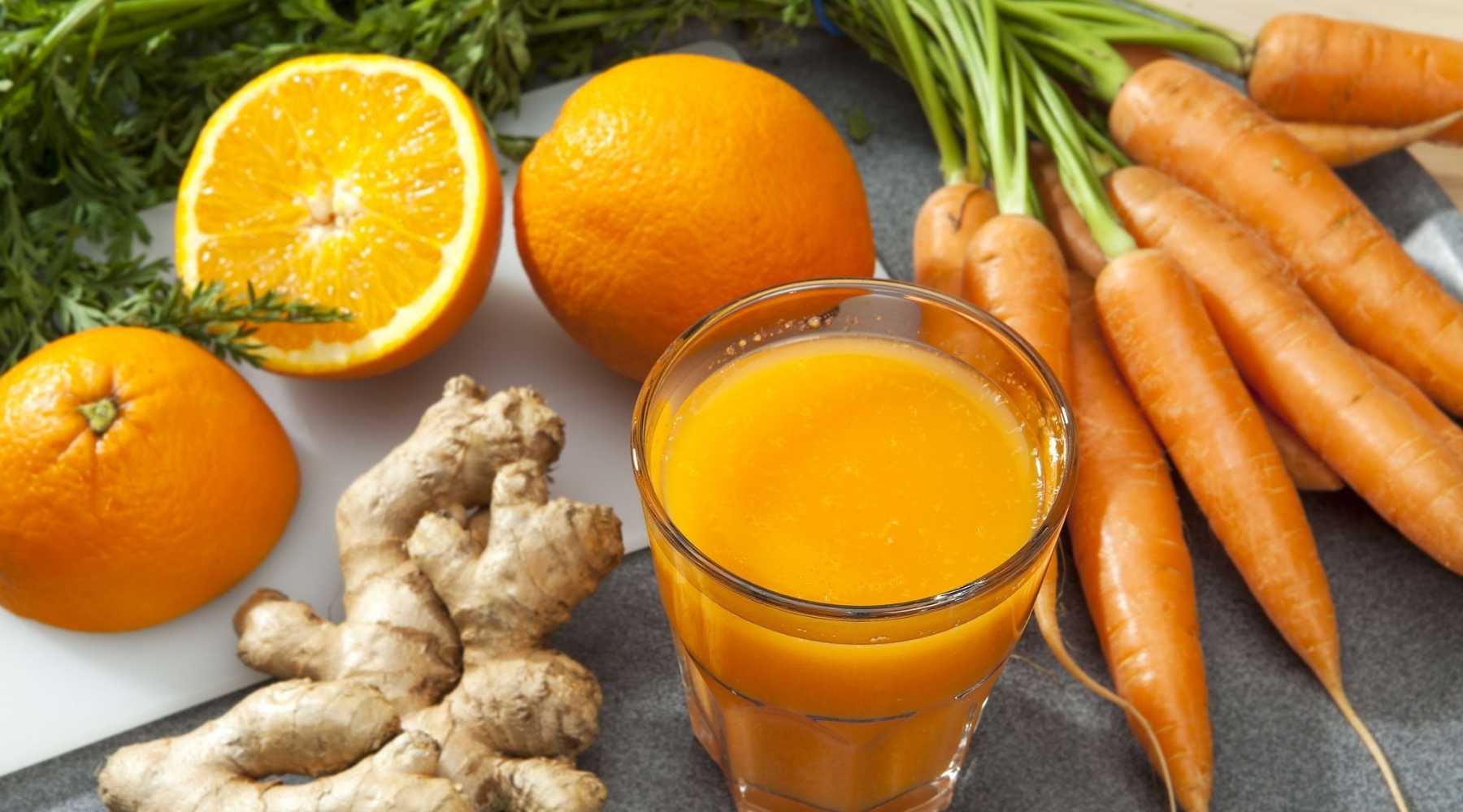 Energizing Ginger and Carrot Smoothie