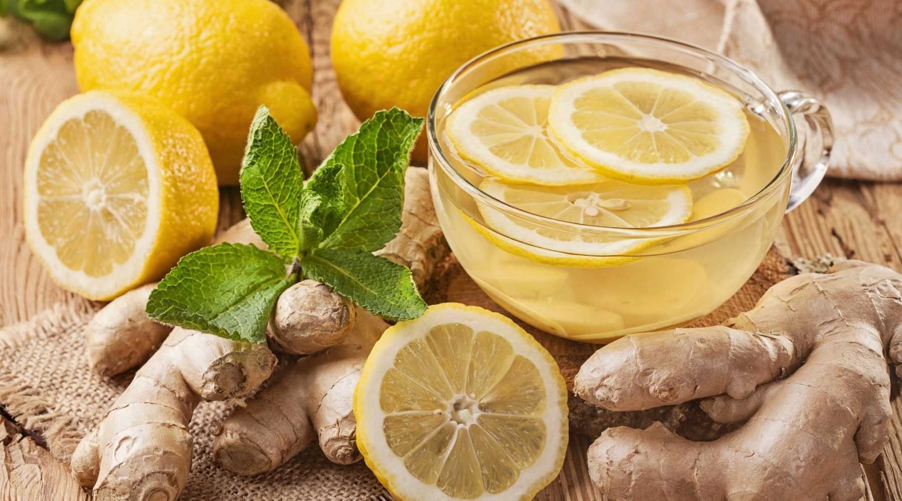 Restorative Ginger and Lemon Tea
