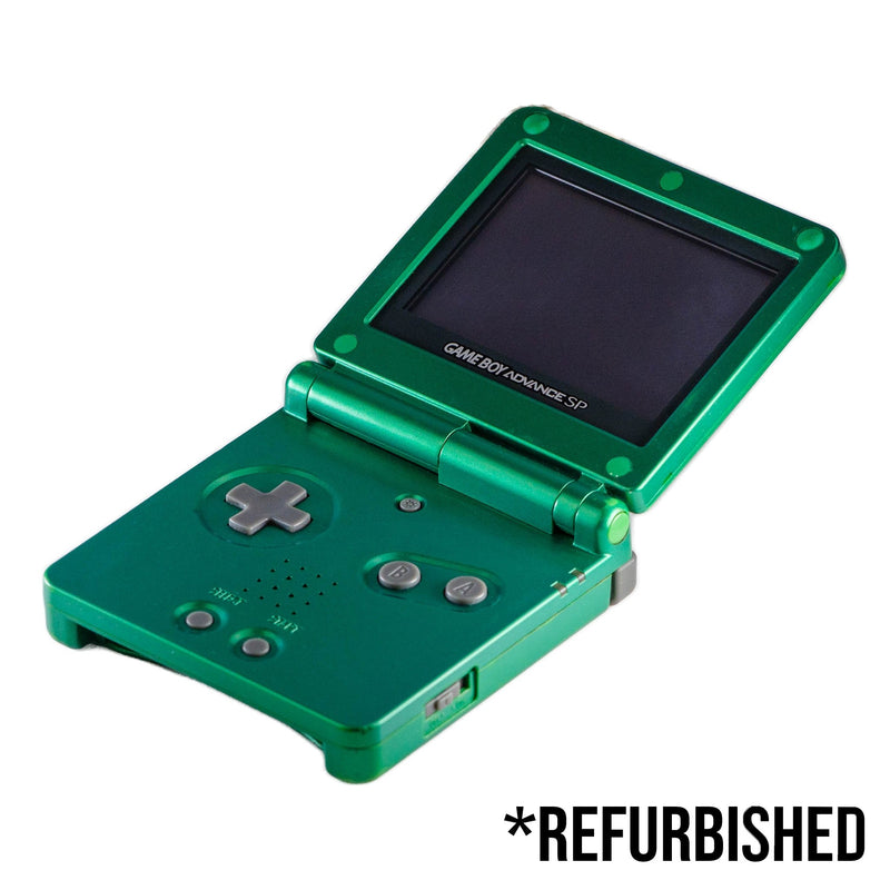 Console - Game Boy Advance SP (Emerald - Green) - Super Retro - Game ...