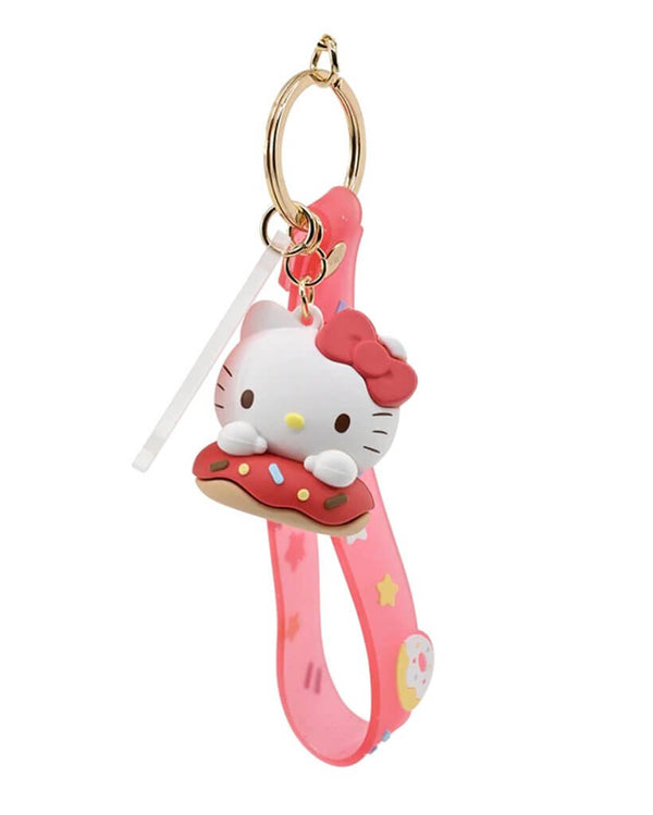 Hello Kitty on Roller Skates Soft Touch PVC Bag Clip