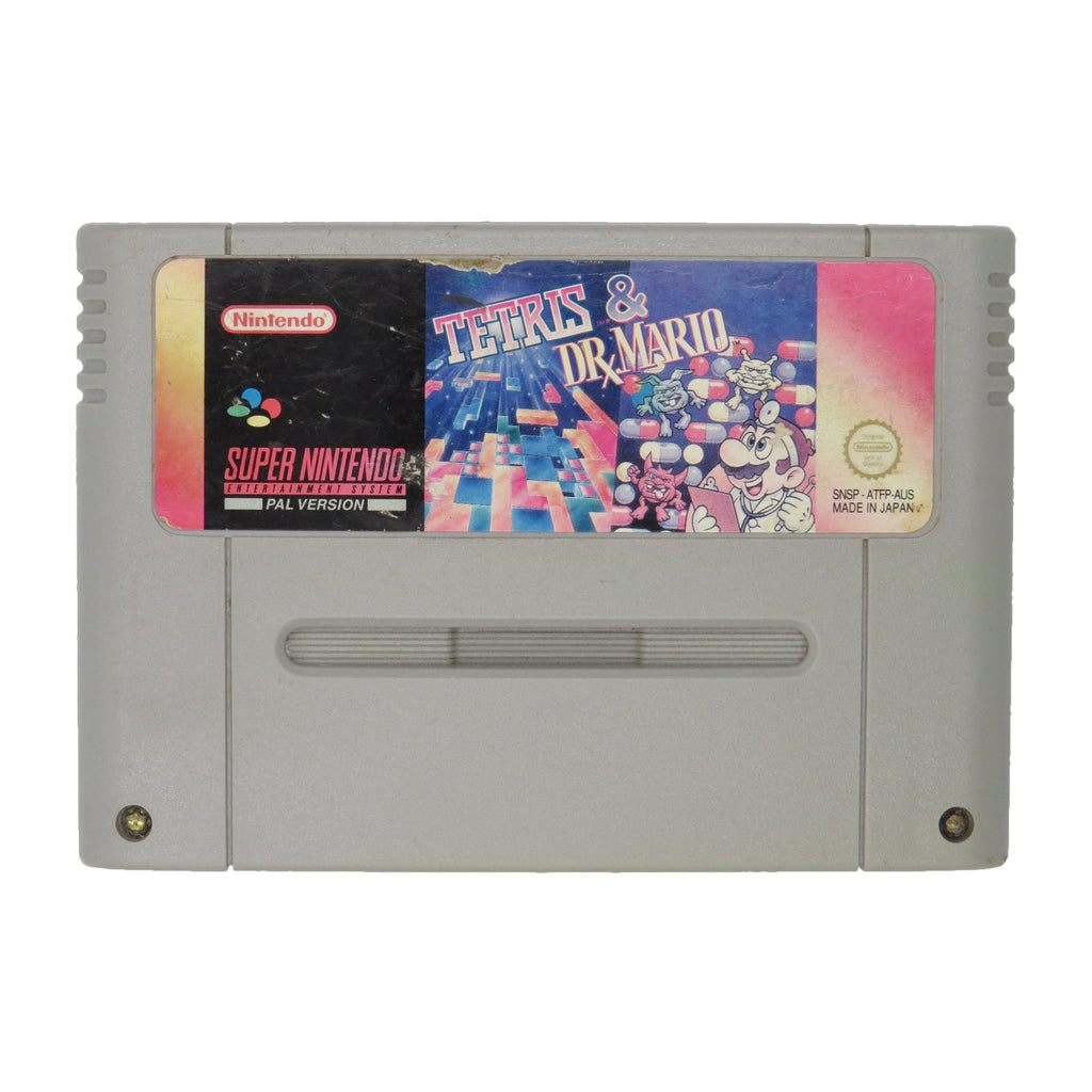 Tetris & Dr Mario - SNES – Super Retro