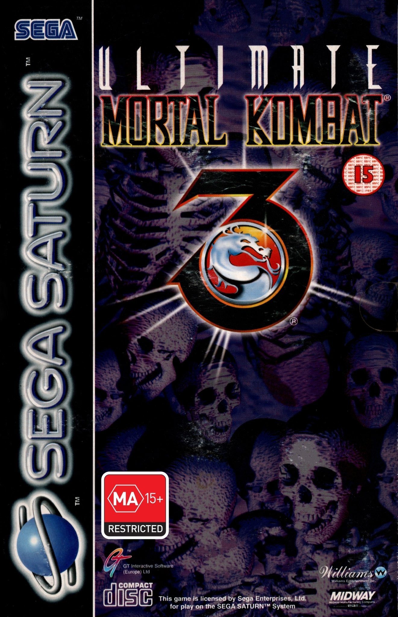 Ultimate Mortal Kombat 3 - Sega Saturn - Super Retro - Sega Saturn