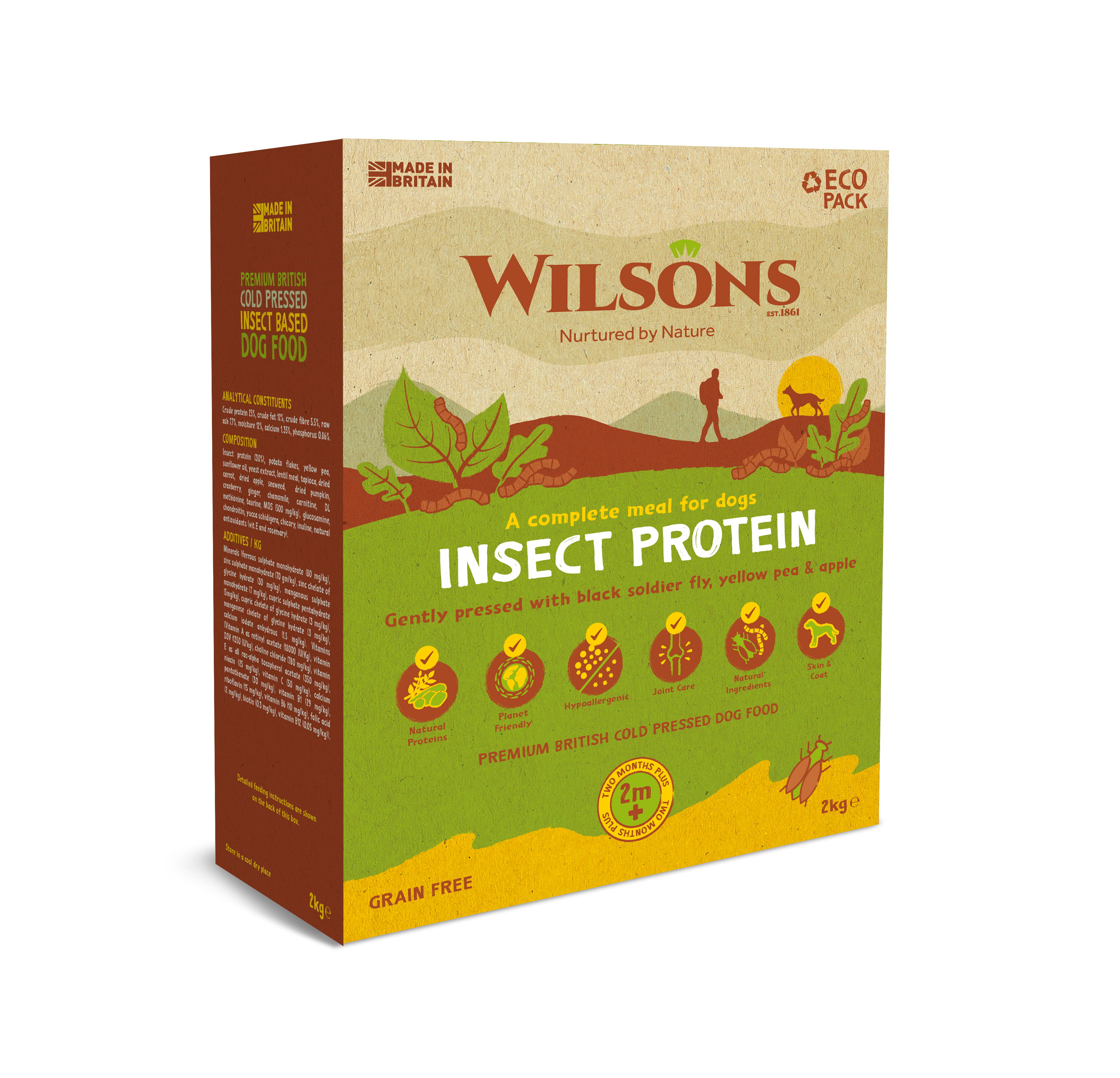 Insect Protein Premium Cold Pressed Dog Food - Wilsons Pet Food product image