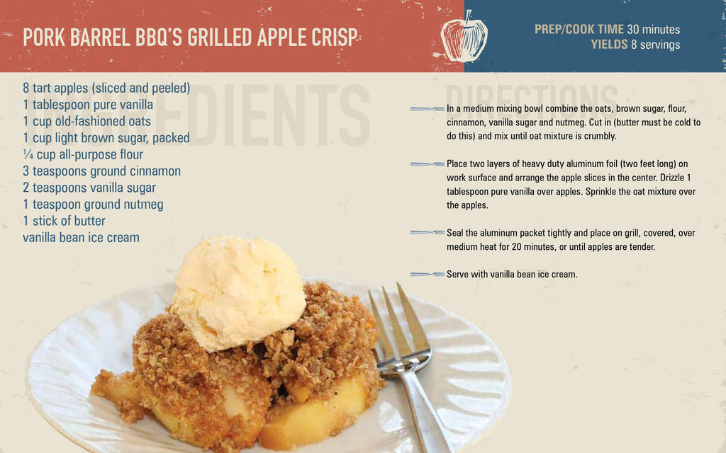 Grilled Apple Crisp Tailgate Recipe