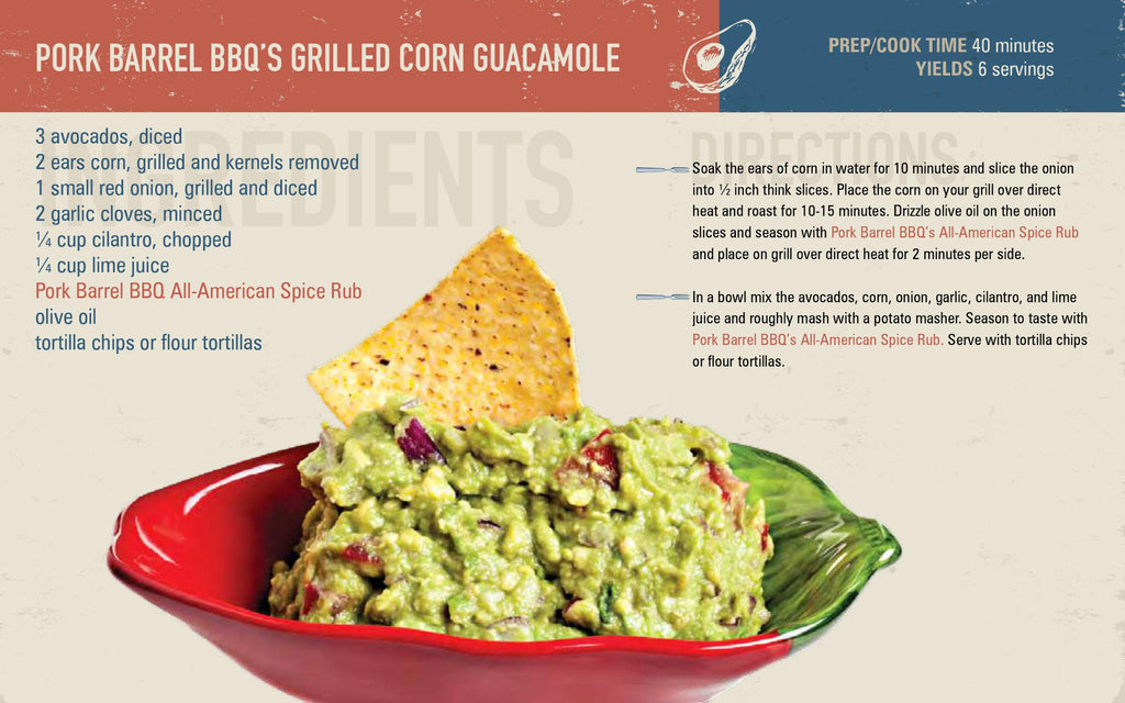 Grilled Corn Guacamole Tailgate Recipe