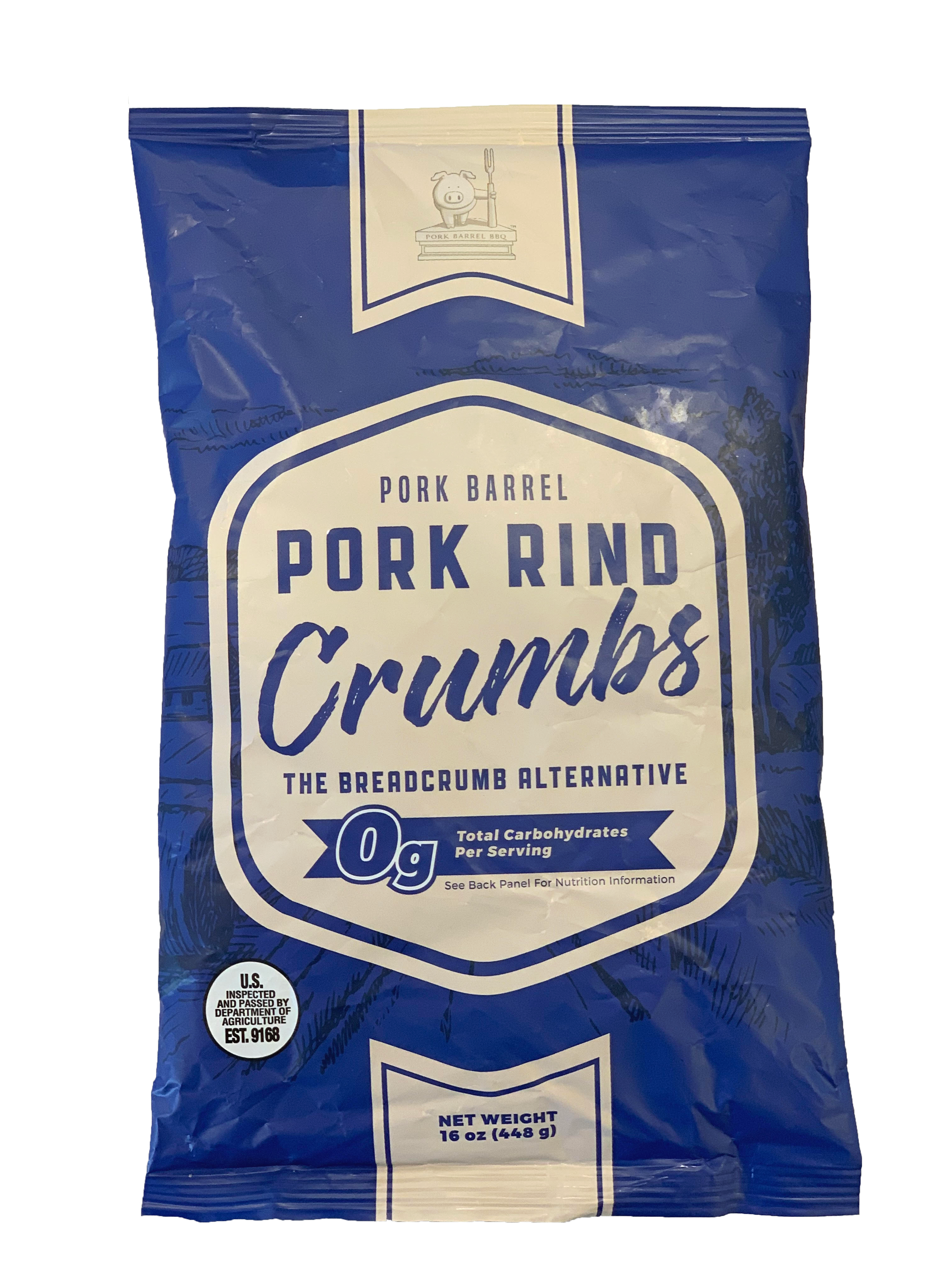 Pork Rind Crumbs - 0 Carbs Breadcrumb Panko Alternative