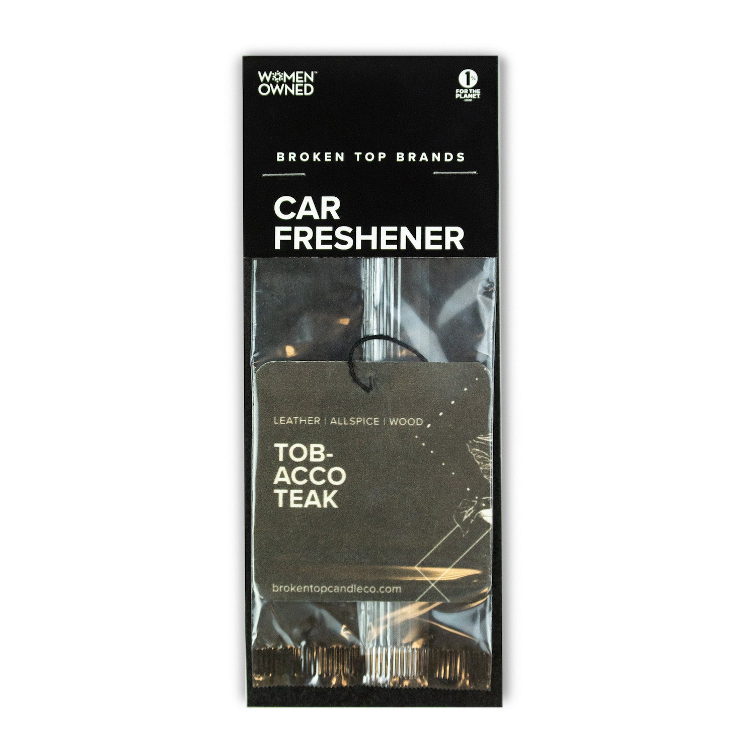 Tobacco Teak Car Freshener - Broken Top Brands product image