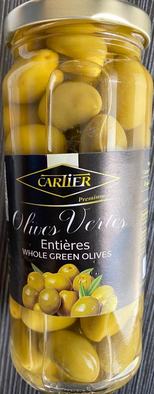 Olive Vertes Entieres Cartier 340g