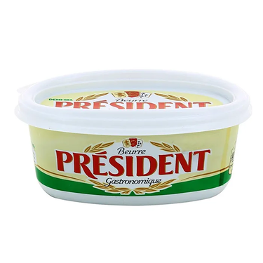 President Oval Semi-Salted Gastronomic Butter 250g