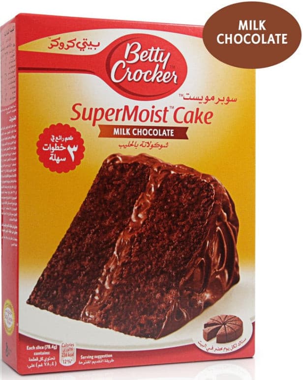 Betty Crocker Preparación Pastel de Chocolate con Leche 500g