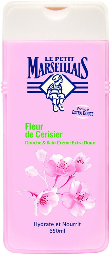Gel de Douche Fleur de Cerisier Le Petit Marseillais 650ml