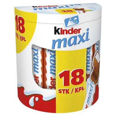 Bonbons au chocolat fourrés lait Kinder 182g sur