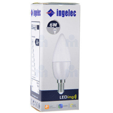 Ampoule LED A60 11W E27 6500K lumière blanche - INGELEC