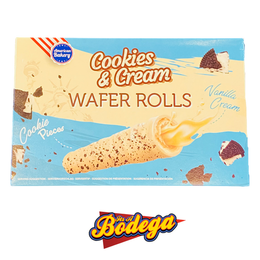 American Bakery Cookies & Cream Wafer Rolls (The Netherlands)