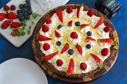 honey fruit tart