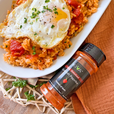 Spicy Tomato Rice with Eggs