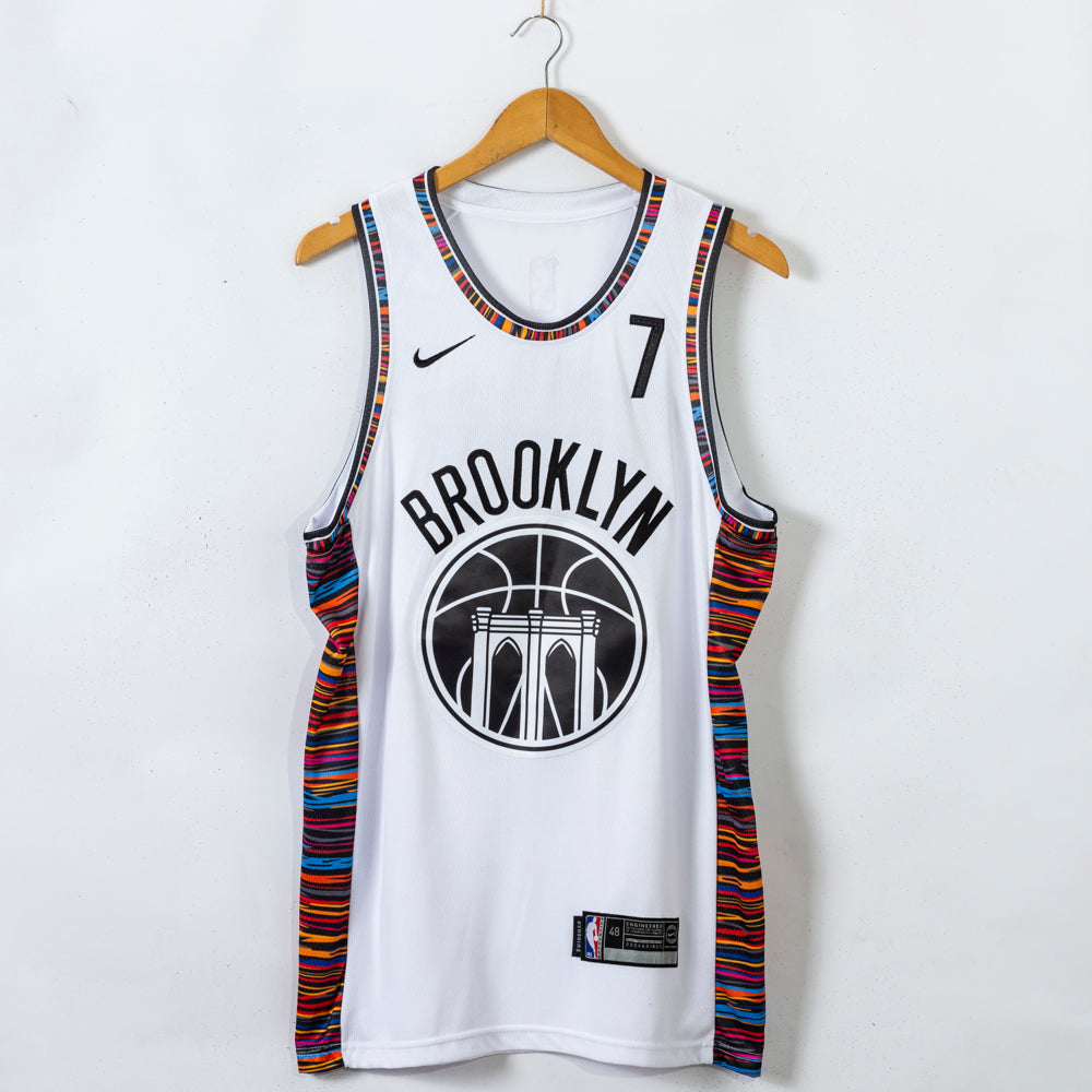 7 Durant Brooklyn Nets 2021 City Jersey White Stitched Sport More