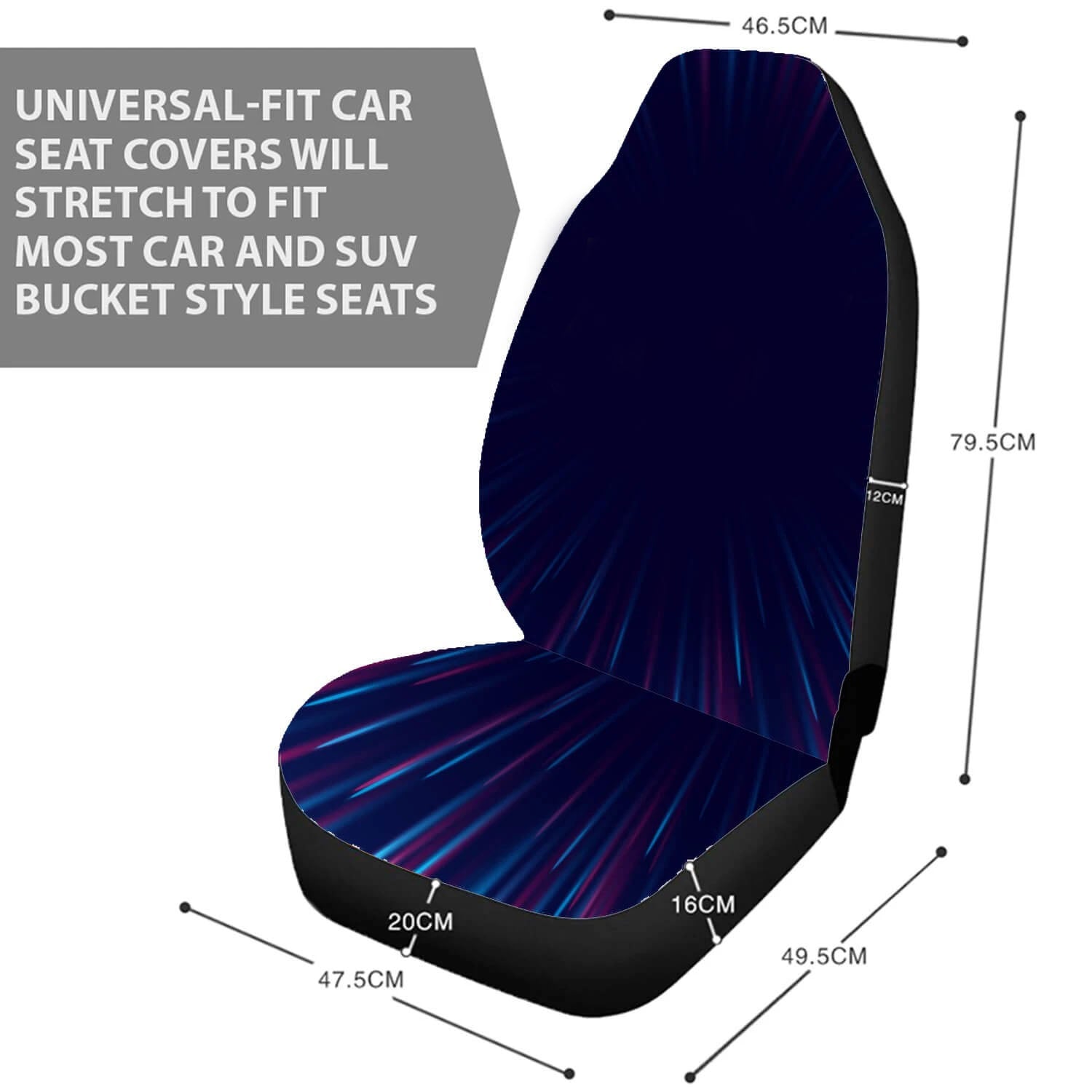 Biểu đồ kích thước bọc ghế ô tô WonderBlackGirl