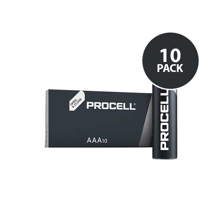 Image of Duracell Procell (Industrial) AAA / LR03 Batteries - 10 Pack