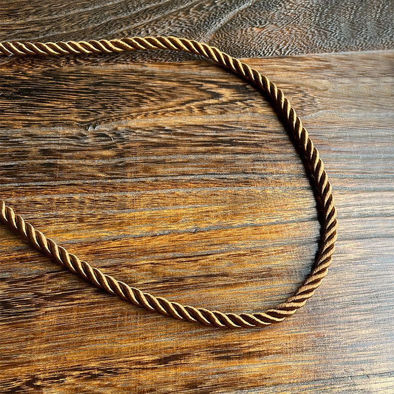 细腻光泽带金属绳扣亲肤10米丝光捆绑绳