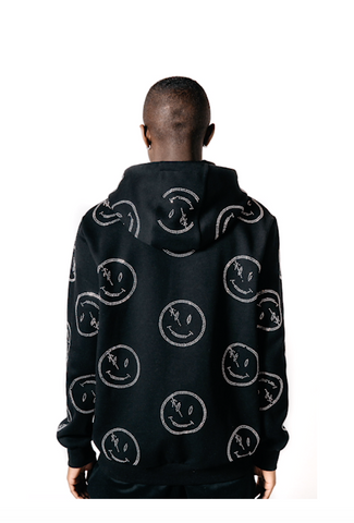 hoodie with smiley face